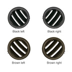 Car Right Side Dashboard Small Air Outlet Circular Air-conditioning Outlet for Mercedes-Benz C Class W204, Right Side for W204 (Black), Right Side for W204 (Brown)