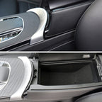 Car Armrest Box Switch Decorative Cover Armrest Button Frame for Mercedes-Benz W205 / W253, For Mercedes-Benz W205
