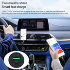 TE-339PD 3.1A PD USB-C / Type-C + USB Interface Mini Fast Charging Car Charger