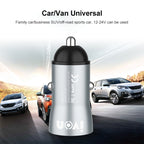 IVON CC39 18W 3.1A QC 3.0 USB Car Charger + 1m USB to USB-C / Type-C Fast Charge Data Cable Set, USB-C / Type-C