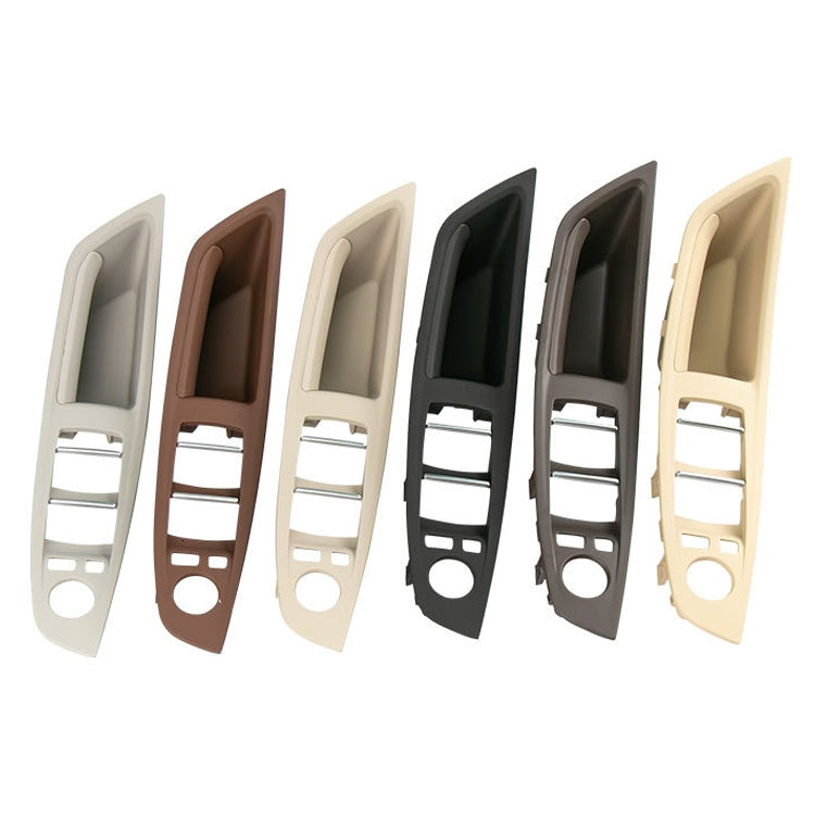 Car High Configuration Version Inside Doors Handle Pull Trim Cover 5141 7225 873 for BMW F10 F18, Left Driving, High Configuration Version (Beige), High Configuration Version (Black), High Configuration Version (Beige White)                            ...