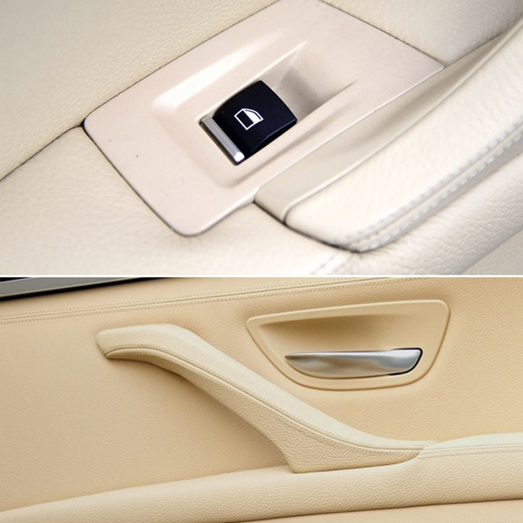 Car High Configuration Version Inside Doors Handle Pull Trim Cover 5141 7225 873 for BMW F10 F18, Left Driving, High Configuration Version (Beige), High Configuration Version (Black), High Configuration Version (Beige White)                            ...