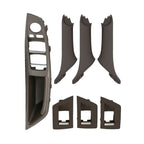 Car Imported Version Inside Doors Handle Pull Trim Cover 5141 7225 873 for BMW F10 F18, Left Driving, Imported Version (Dark Coffee), Imported Version (Beige White), Imported Version (Grey), Imported Version (Beige), Imported Version (Wine Red)