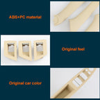 Car Imported Version Inside Doors Handle Pull Trim Cover 5141 7225 873 for BMW F10 F18, Left Driving, Imported Version (Dark Coffee), Imported Version (Beige White), Imported Version (Grey), Imported Version (Beige), Imported Version (Wine Red)