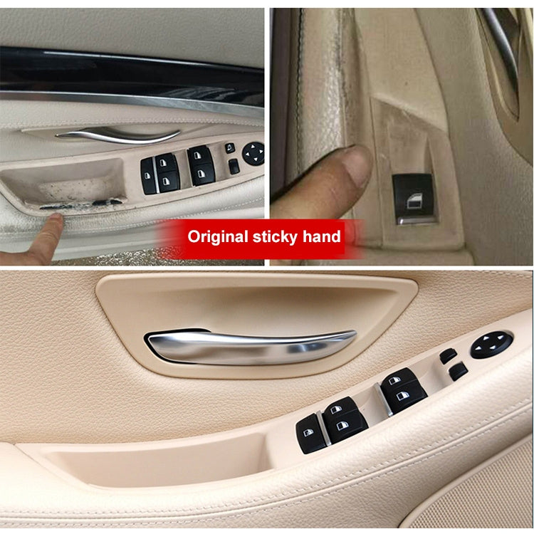 Car Imported Version Inside Doors Handle Pull Trim Cover 5141 7225 873 for BMW F10 F18, Left Driving, Imported Version (Dark Coffee), Imported Version (Beige White), Imported Version (Grey), Imported Version (Beige), Imported Version (Wine Red)