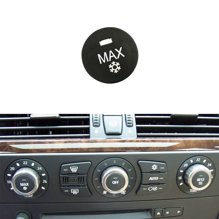 Car Air Conditioner Panel Switch Button MAX Snow Key 6131 9250 196-1 for BMW E60 2003-2010, Left Driving, MAX Snow