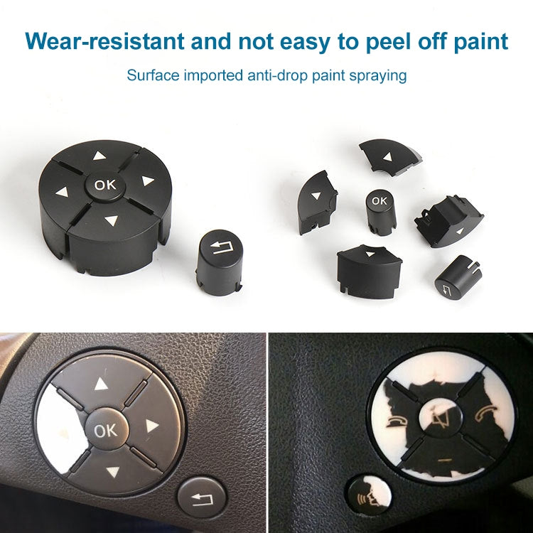 Car Right Side Steering Wheel Switch Buttons Panel for Mercedes-Benz W204 2007-2014, Left Driving, Right Side (Beige), Right Side (Brown), Right Side (Black), Right Side (Grey)