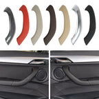 Car Left Side Inside Doors Handle Pull Trim Cover 51417417513 for BMW X1 2016-, Left Driving, Left Side (Black), Left Side (Coffee), Left Side (Beige White), Left Side (Beige), Left Side (Red)