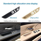 Car Left Front Door Window Lift Switch Trim Panel 51416983705 for BMW E60 2008-2010, Left Driving High Configuration Version, High Configuration Version