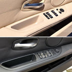 Car Left Front Door Window Lift Switch Trim Panel 51416983705 for BMW E60 2008-2010, Left Driving High Configuration Version, High Configuration Version
