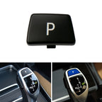 Car Gear Lever Auto Parking Button Letter P Cap for BMW 5 Series 2002-2010, Left Driving, For BMW 5 Series 2002-2010 (Black), For BMW 5 Series 2002-2010 (Blue), For BMW 5 Series 2002-2010 (Red)