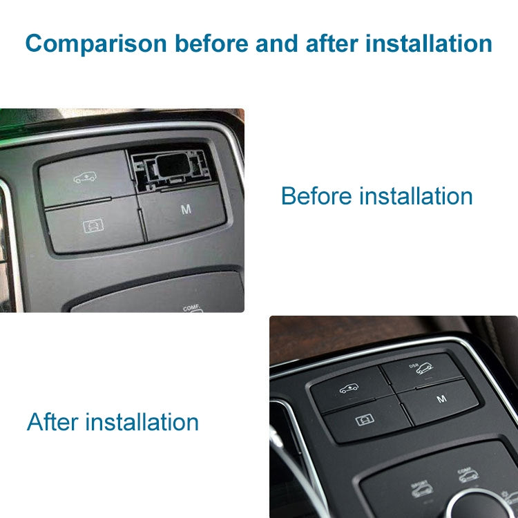 Car Model A2 Downhill Auxiliary Switch Shift Button for Mercedes-Benz GL GLE Class W166, Left Driving, A2