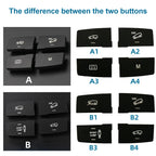 Car Model A4 Downhill Auxiliary Switch Shift Button for Mercedes-Benz GL GLE Class W166, Left Driving, A4