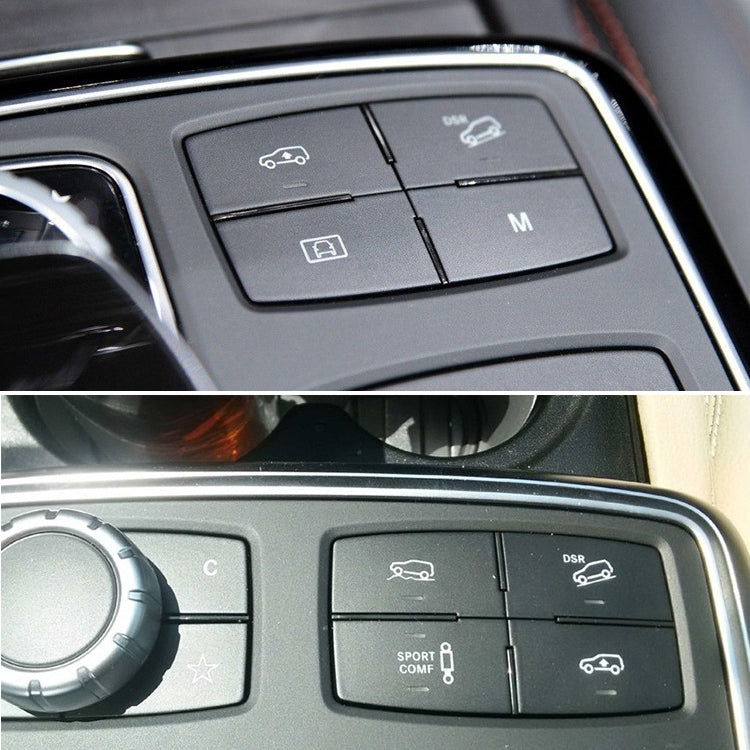Car Model A4 Downhill Auxiliary Switch Shift Button for Mercedes-Benz GL GLE Class W166, Left Driving, A4