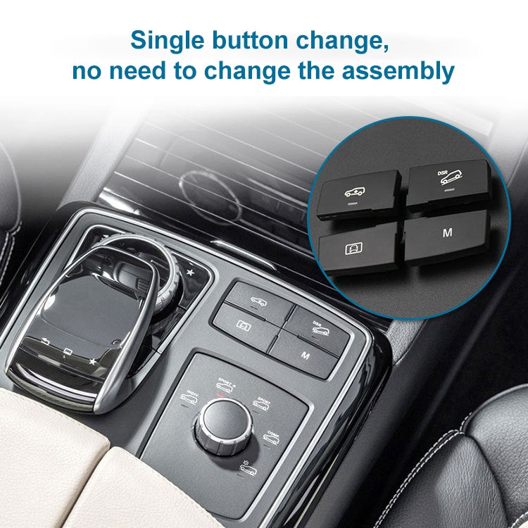 Car Model B4 Downhill Auxiliary Switch Shift Button for Mercedes-Benz GL GLE Class W166, Left Driving, B4