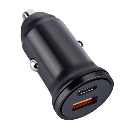 PD 20W USB-C / Type-C + QC 3.0 USB Interface Fast Charging Car Charger