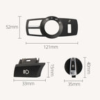 Car Front Fog Light Switch Button Knob for BMW 5 Series 2010-2017, Left Driving, Front Fog Light Switch