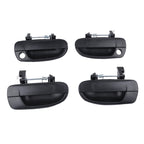 4 PCS Car Front Rear Left Right Outside Door Handles 82660-25000FR / 82650-25000FL / 83660-25000RR / 83650-25000RL for Hyundai Accent , A1797
