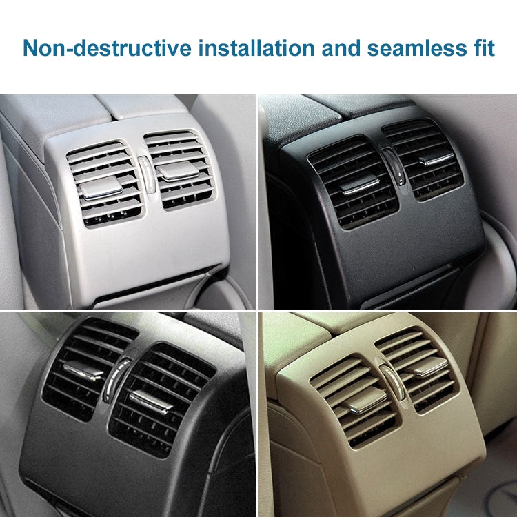 Car Rear Air Conditioner Air Outlet Panel for Mercedes-Benz W204 2007-2014, Left Driving, For Mercedes-Benz W204 (Beige), For Mercedes-Benz W204 (Black), For Mercedes-Benz W204 (Grey)