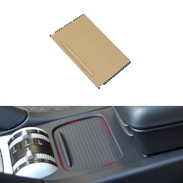 Car Center Console Water Cup Holder Cover Trim for Porsche Cayenne 2003-2010, Left Driving, Left Hand Drive