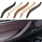 Car Left Side Inside Doors Handle Pull Trim Cover for BMW X5 / X6, Left Driving, Left Side (Orange), Left Side (Grey White), Left Side (Beige), Left Side (Black), Left Side (Dark Coffee)