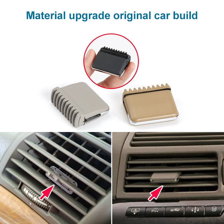 Car Left and Right Side Air Conditioning Exhaust Switch Paddle for Mercedes-Benz S Class W220 1998-2005, Left Driving, Left and Right Side (Khaki), Left and Right Side (Beige), Left and Right Side (Black), Left and Right Side (Grey)