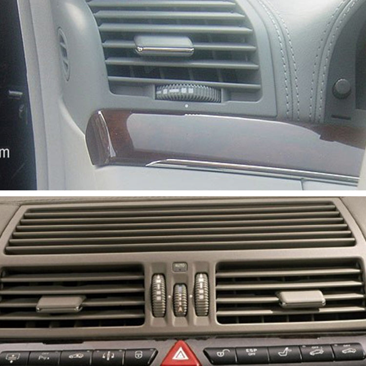 Car Left and Right Side Air Conditioning Exhaust Switch Paddle for Mercedes-Benz S Class W220 1998-2005, Left Driving, Left and Right Side (Khaki), Left and Right Side (Beige), Left and Right Side (Black), Left and Right Side (Grey)