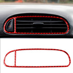 Carbon Fiber Car Air Outlet Sticker for Chevrolet Corvette C5 1998-2004, Left Drive, Air Outlet Sticker