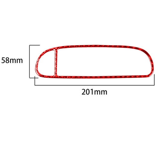 Carbon Fiber Car Air Outlet Sticker for Chevrolet Corvette C5 1998-2004, Left Drive, Air Outlet Sticker