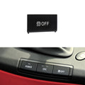 Car No. 3 Center Console Switch Button for BMW 3 Series M3 2005-2012, Left Driving, No. 3