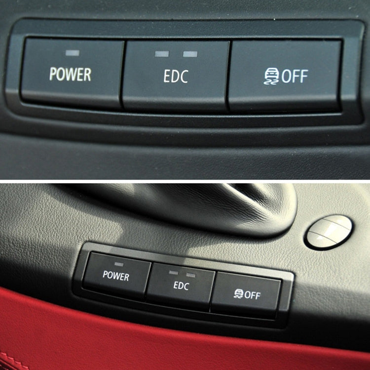 Car No. 3 Center Console Switch Button for BMW 3 Series M3 2005-2012, Left Driving, No. 3