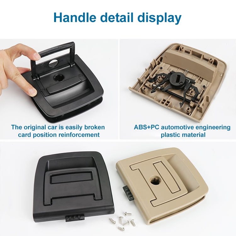 Car Rear Trunk Mat Carpet Handle with Hole 51479120283 for BMW X5 / X6 2006-2013, Left Driving, with Hole For BMW X5 (Black), with Hole For BMW X5 (Beige)
