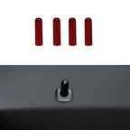 4 in 1 Car Door Latch Pin Door Screw Knob Cap Cover Trim for BMW F10, Left Driving, For BMW F10 (Red), For BMW F10 (Silver), For BMW F10 (Gold), For BMW F10 (Blue)