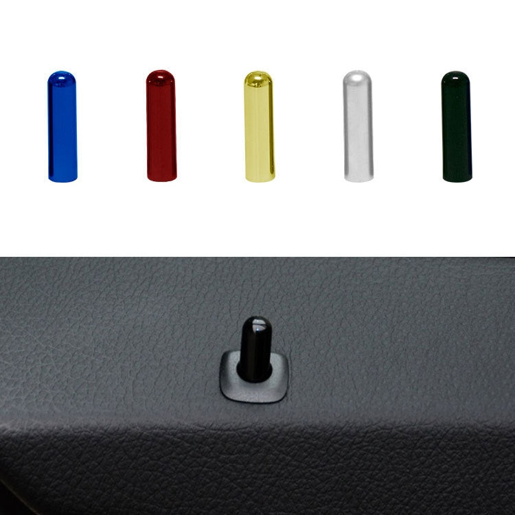 4 in 1 Car Door Latch Pin Door Screw Knob Cap Cover Trim for BMW F10, Left Driving, For BMW F10 (Red), For BMW F10 (Silver), For BMW F10 (Gold), For BMW F10 (Blue)