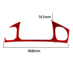 Carbon Fiber Car Front Passenger Seat Air Outlet Sticker for Chevrolet Corvette C5 1998-2004, Left Drive, Passenger Seat Air Outlet Sticker