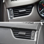 Car Middle Left Side No.2 Air Conditioning Exhaust Switch Paddle for Skoda Octavia 2014-2019, Left Driving, No.2 for Skoda Octavia