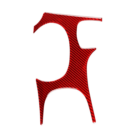 Carbon Fiber Car Gear Panel Sticker for Chevrolet Corvette C5 1998-2004, Left Drive, Gear Panel Sticker