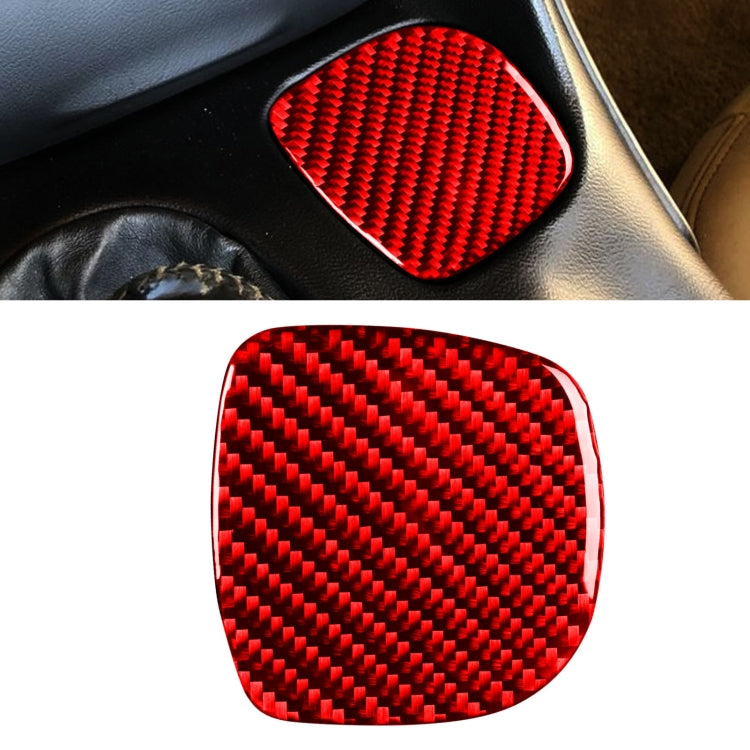 Carbon Fiber Car Cup Holder Sticker for Chevrolet Corvette C5 1998-2004, Left Drive, Car Cup Holder Sticker