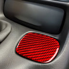 Carbon Fiber Car Cup Holder Sticker for Chevrolet Corvette C5 1998-2004, Left Drive, Car Cup Holder Sticker