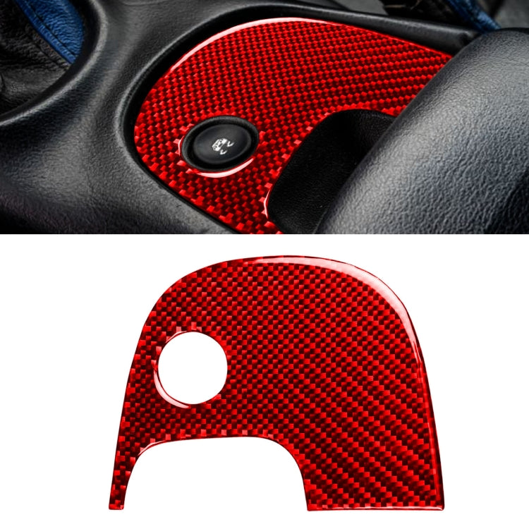 Carbon Fiber Car Lower Console Sticker for Chevrolet Corvette C5 1998-1999, Left Drive, Lower Console Sticker A