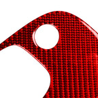 3 in 1 Carbon Fiber Car Gear Panel Sticker Kits B for Chevrolet Corvette C5 1998-2004, Left Drive, Gear Panel Sticker Kits B