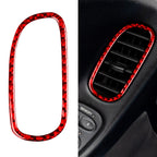 2 in 1 Car Carbon Fiber Driver Side Air Vent Sticker for Chevrolet Corvette C5 1998-2004, Left Drive, Driver Side Air Vent Sticker