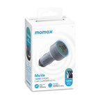 MOMAX UC17E 100W USB-C / Type-C x 2 + USB Three Ports Car Charger, 100W