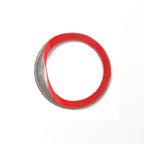 For BMW 3 Series E90/E92/E93 2009-2012 Car One-button Start Carbon Fiber Trim Ring, Left and Right Drive Universal, Car One-button Start
