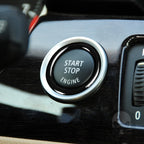 For BMW 3 Series E90/E92/E93 2009-2012 Car One-button Start Carbon Fiber Trim Ring, Left and Right Drive Universal, Car One-button Start