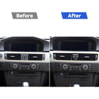 For BMW 3 Series E90/E92/E93 2005-2012 5pcs High Profile Car Air Conditioner Air Outlet Decorative Sticker, Left and Right Drive Universal, High Profile Car Air Outlet Decorative