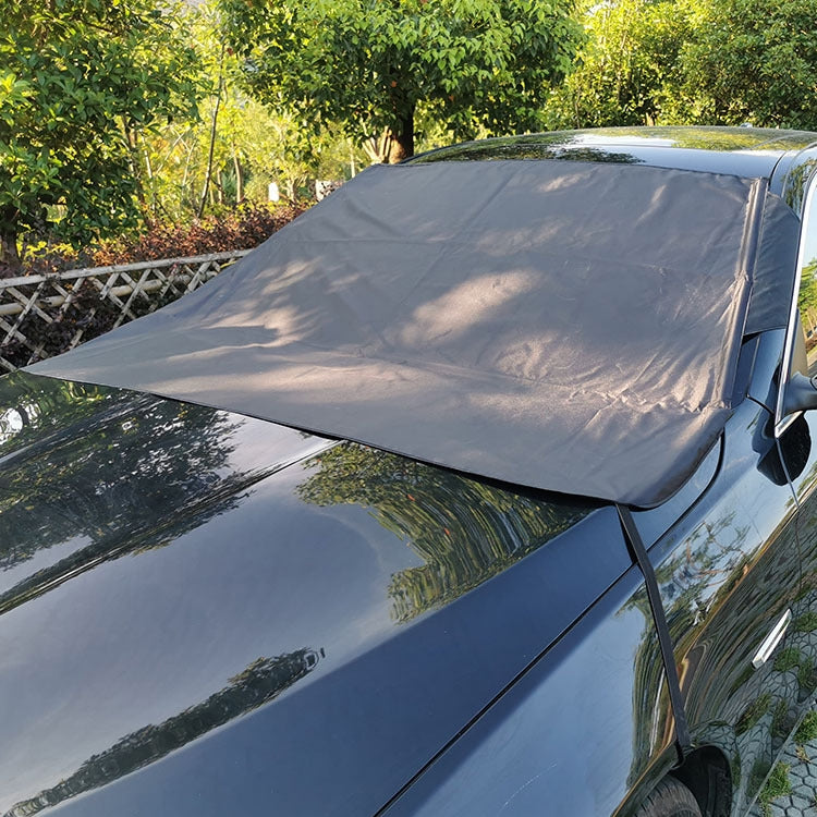 Car Folding Sunshade Front Gear Oxford Cloth Brace Snow Cover, Size: 162cm x 100cm, Size: 162cm x 100cm