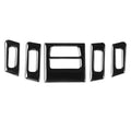 For BMW 3 Series E90/E92/E93 2005-2012 5pcs Low Allocation Car Air conditioner Air Outlet Decorative Sticker, Left and Right Drive Universal, Low Allocation Car Air Outlet Decorative