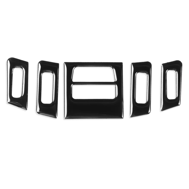 For BMW 3 Series E90/E92/E93 2005-2012 5pcs Low Allocation Car Air conditioner Air Outlet Decorative Sticker, Left and Right Drive Universal, Low Allocation Car Air Outlet Decorative