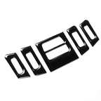 For BMW 3 Series E90/E92/E93 2005-2012 5pcs Low Allocation Car Air conditioner Air Outlet Decorative Sticker, Left and Right Drive Universal, Low Allocation Car Air Outlet Decorative